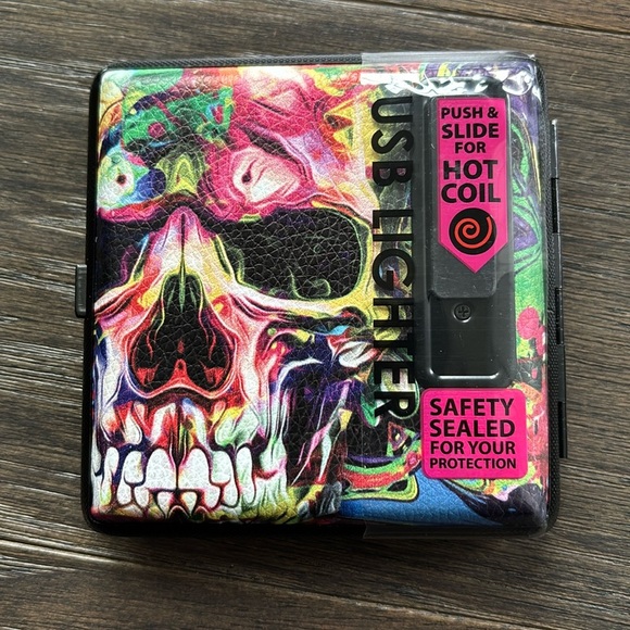 Smokezilla USB cigarette light,push & slide hot coil,safety sealed “Skelton” - Picture 1 of 6